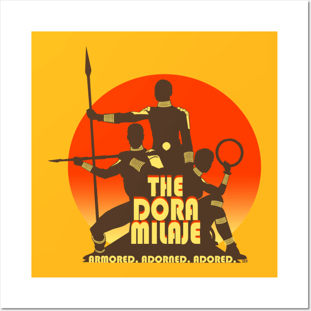 Dora Milaje Wall Art by Wakanda Forever